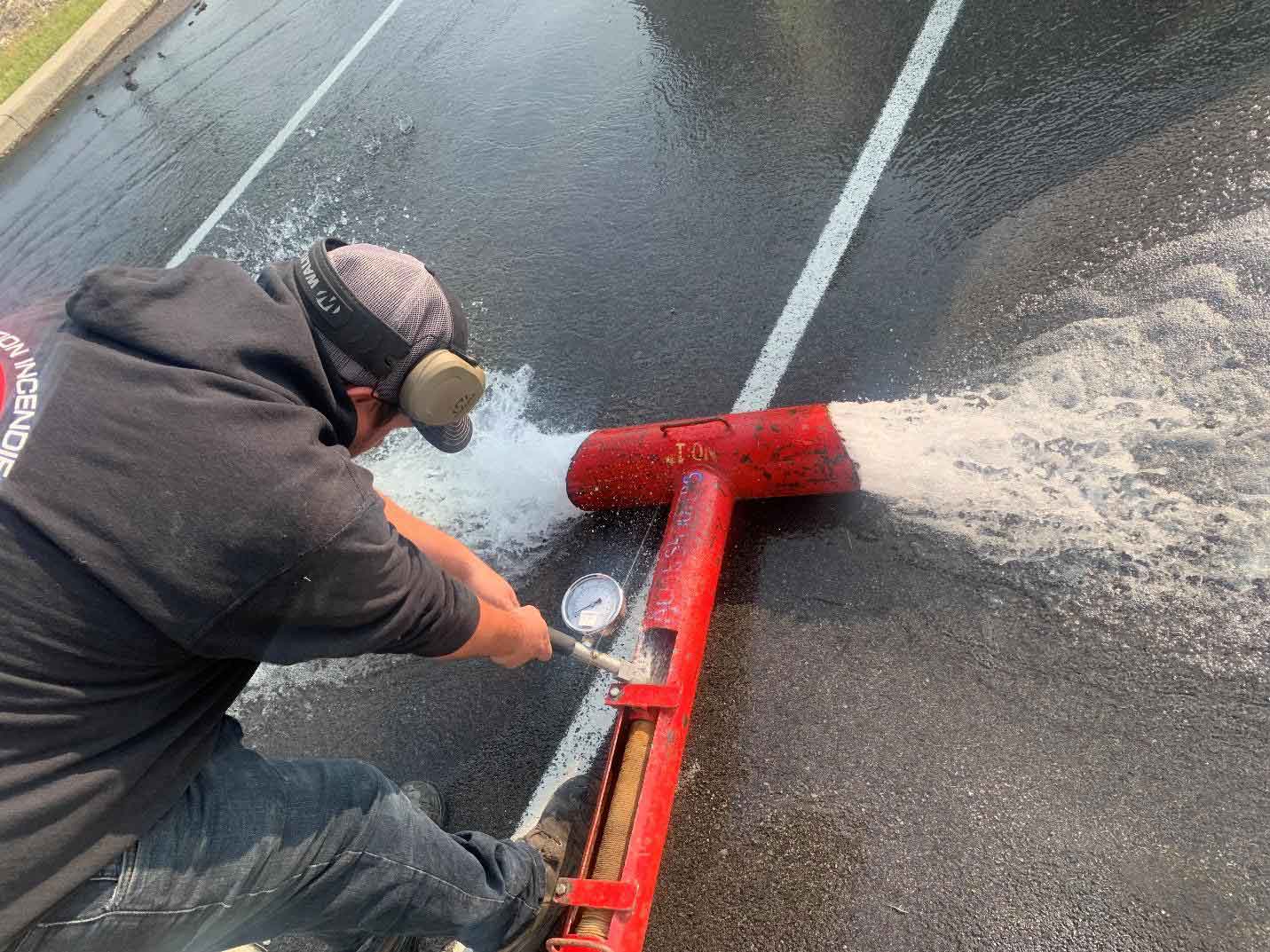 test protection incendie